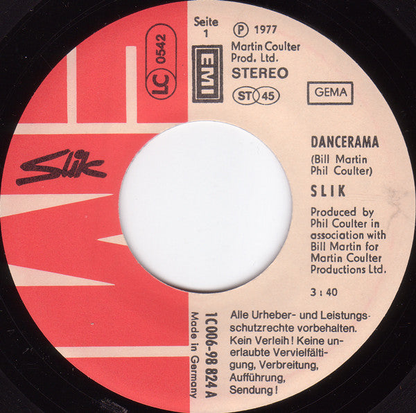 Slik : Dancerama (7", Single)