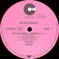 Sister Sledge : We Are Family (Long Version) (1984 Mix By Bernard Edwards) (12")