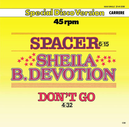 Sheila B. Devotion* : Spacer (12", Maxi)