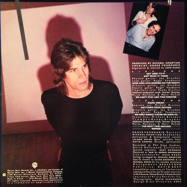Roger Voudouris : Radio Dream (LP, Album, Win)