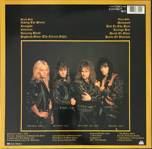 Running Wild : Death Or Glory (LP, Album, Noi)