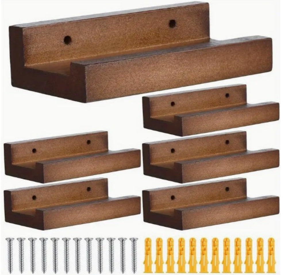 Houten LP Houder voor aan de muur