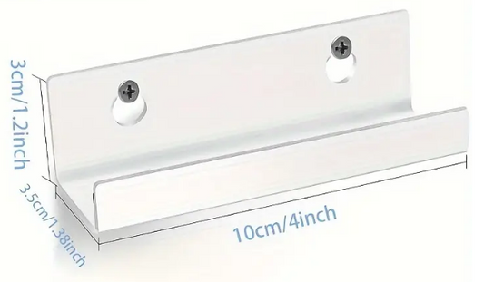 Acryl LP Houders voor de Muur. Ophangsysteem - Transparant