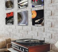 Acrylic LP Wall Holders. Hanging System