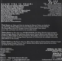 Obscure (17) : Global Obscurity (7", EP, Ltd, Bla)