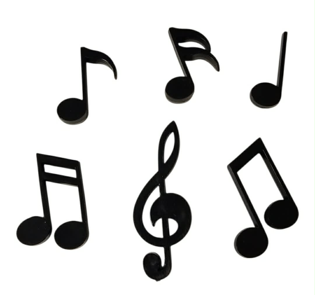 🎵 6 Muziekmagneetjes
