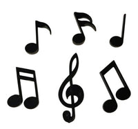 🎵 6 Muziekmagneetjes