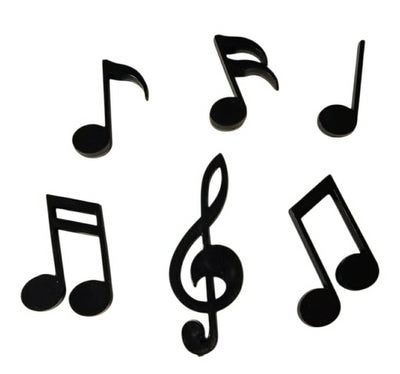 🎵 6 Muziekmagneetjes