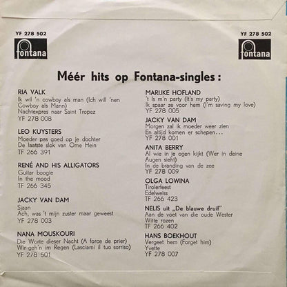 Nana Mouskouri : Rote Korallen (7", Single, Mono)