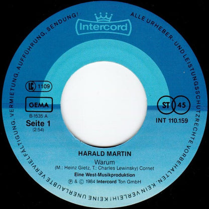 Harald Martin : Warum (7", Single)