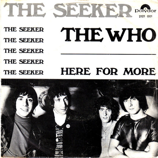 The Who : The Seeker (7", Single)