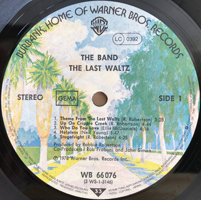 The Band : The Last Waltz (3xLP, Album, Son)