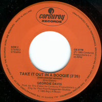Georgie Davis : Take It Out In A Boogie (7", Single)