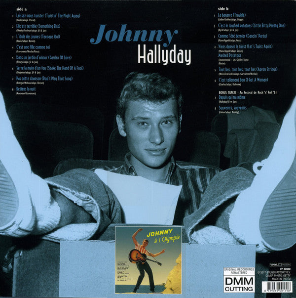 Johnny Hallyday : Johnny A L'Olympia (LP, Album, RE, RM)