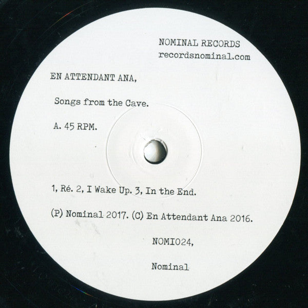 En Attendant Ana : Songs From The Cave (12", EP, RE)