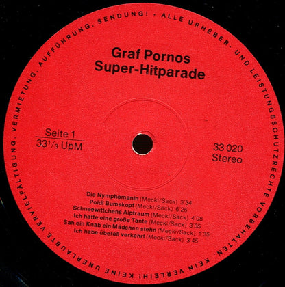 Leo, Poldi Und Coco : Graf Porno's Super-Hit-Parade (LP)