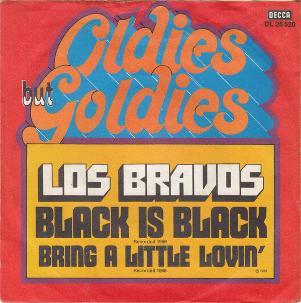 Los Bravos : Black Is Black / Bring A Little Lovin' (7", Single, Mono)