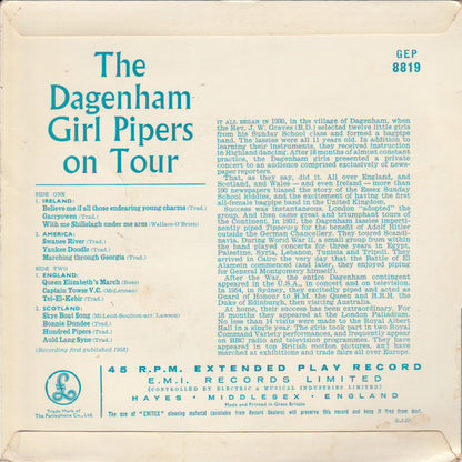 Dagenham Girl Pipers : The Dagenham Girl Pipers On Tour (7", EP)