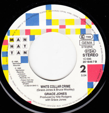 Grace Jones : Party Girl (7", Single)