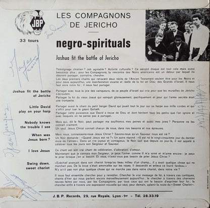 Les Compagnons De Jericho : Negro Spirituals (7", MiniAlbum)
