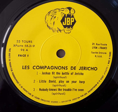 Les Compagnons De Jericho : Negro Spirituals (7", MiniAlbum)