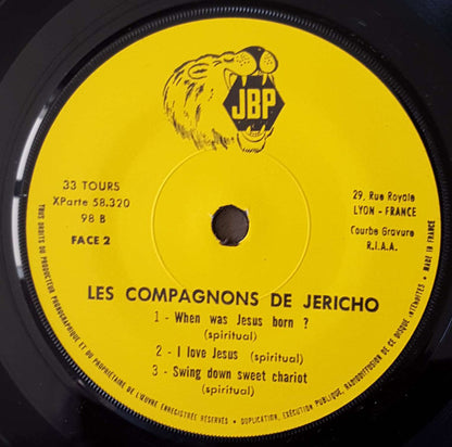 Les Compagnons De Jericho : Negro Spirituals (7", MiniAlbum)