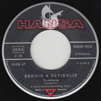 Sergio Y Estibaliz : Tu Volveras - Festival De Eurovision 1975 (7", Single)