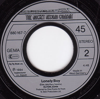 Elton John : Passengers (7", Single)