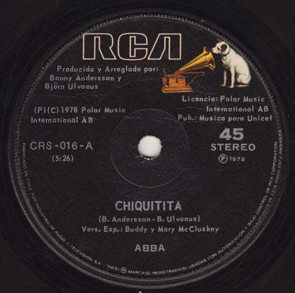 ABBA : Chiquitita (En Español) / Lovelight (7", Single)