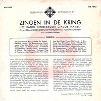 Kinderkoor Jacob Hamel onder leiding van Herman Broekhuizen : Zingen In De Kring (7", EP)