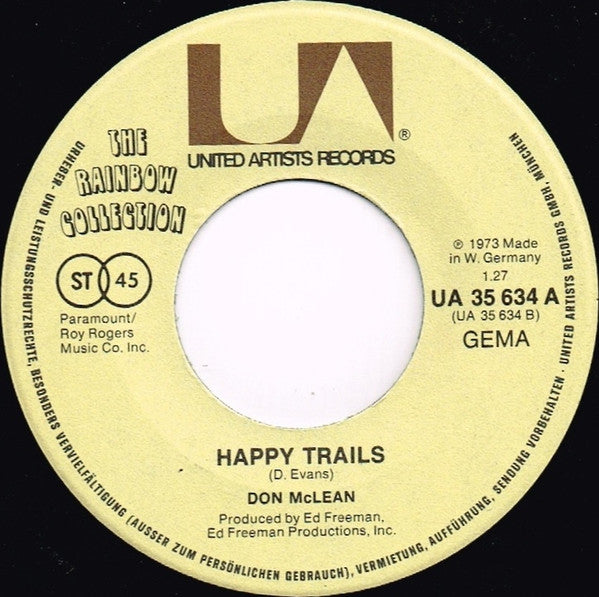 Don McLean : Every Day (7", Single)