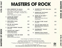 Various : Masters Of Rock (CD, Comp)