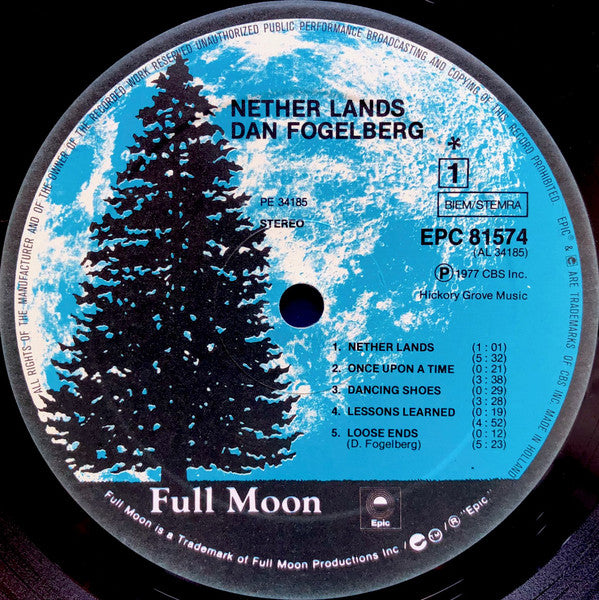 Dan Fogelberg : Nether Lands (LP, Album, Gat)