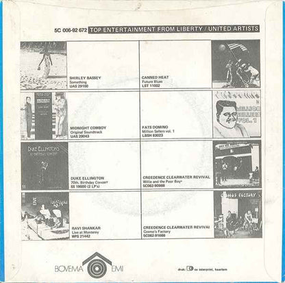 Creedence Clearwater Revival : Sweet Hitch-Hiker (7", Single, Blu)