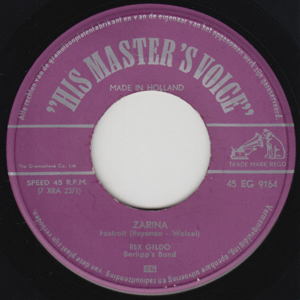 Rex Gildo : Zarina (7", Single)
