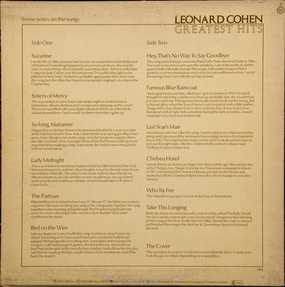 Leonard Cohen : Greatest Hits (LP, Comp)