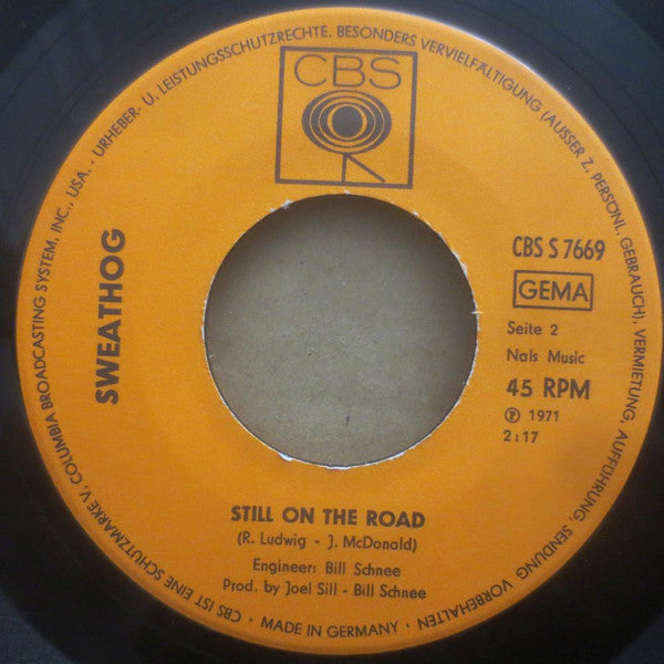 Sweathog : Hallelujah (7", Single, Promo)