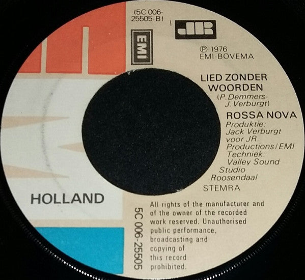 Rossa Nova : Copacabana (7", Single)