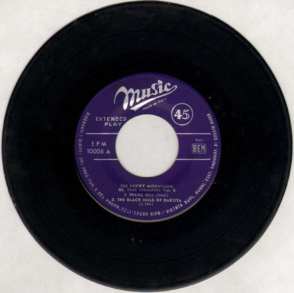 Rocky Mountains Ol' Time Stompers : Vol. 3 (7", EP)