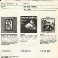 The Times (7) : Hold On (7", Single, Lar)