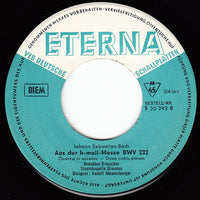 Dresdner Kreuzchor - Johann Sebastian Bach : Aus Der H-Moll-Messe BWV 3 (7", Mono)
