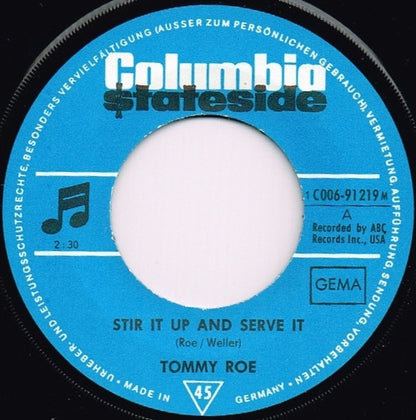 Tommy Roe : Stir It Up And Serve It (7", Single)