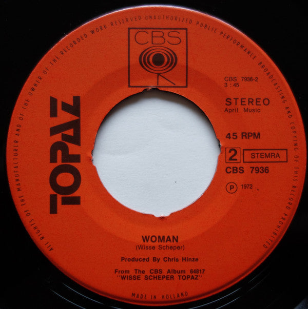 Topaz (30) : Rainbow - Goldilocks - Woman (7", Single)