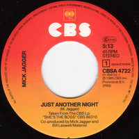 Mick Jagger : Just Another Night (7", Single)