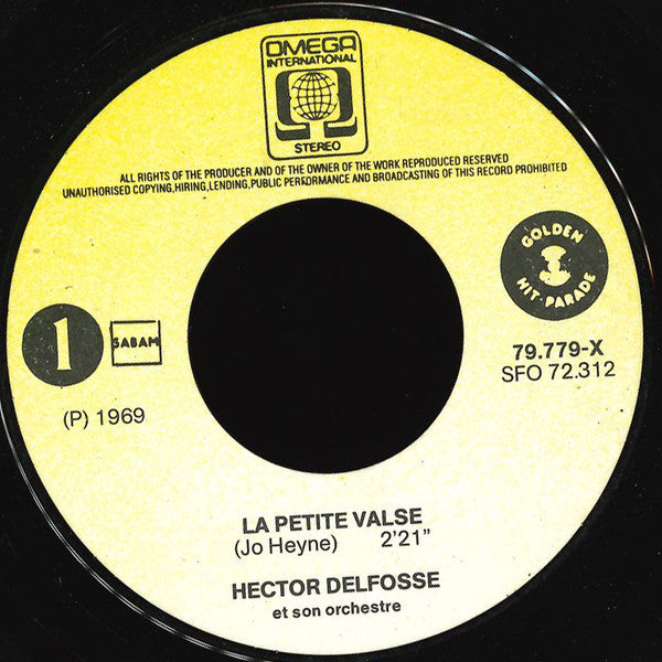 Hector Delfosse : La Petite Valse (7", Single, RE)