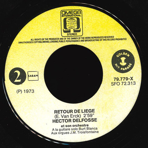 Hector Delfosse : La Petite Valse (7", Single, RE)