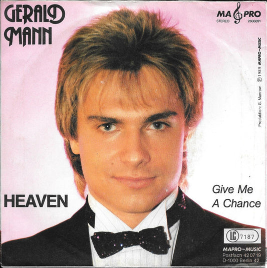 Gerald Mann : Heaven (7", Single)