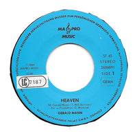 Gerald Mann : Heaven (7", Single)
