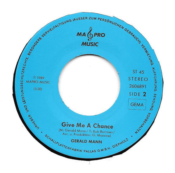 Gerald Mann : Heaven (7", Single)