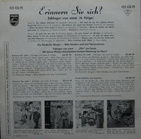 Die Rixdorfer Sänger : Erinnern Sie Sich? Schlager Von Einst - 4. Folge (7", EP, Mono)